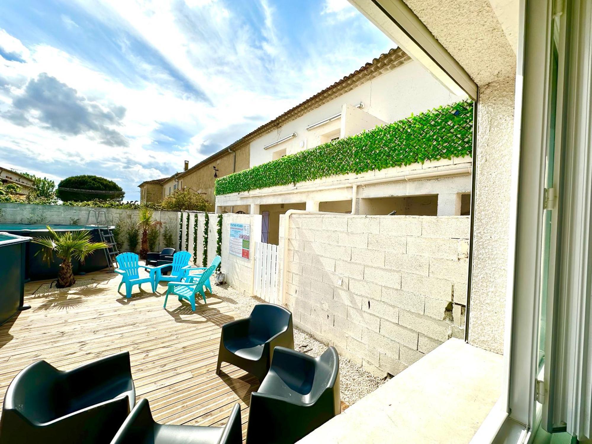 Les Appartements Du Mas - Rose Marie Aigues-Mortes Exteriör bild